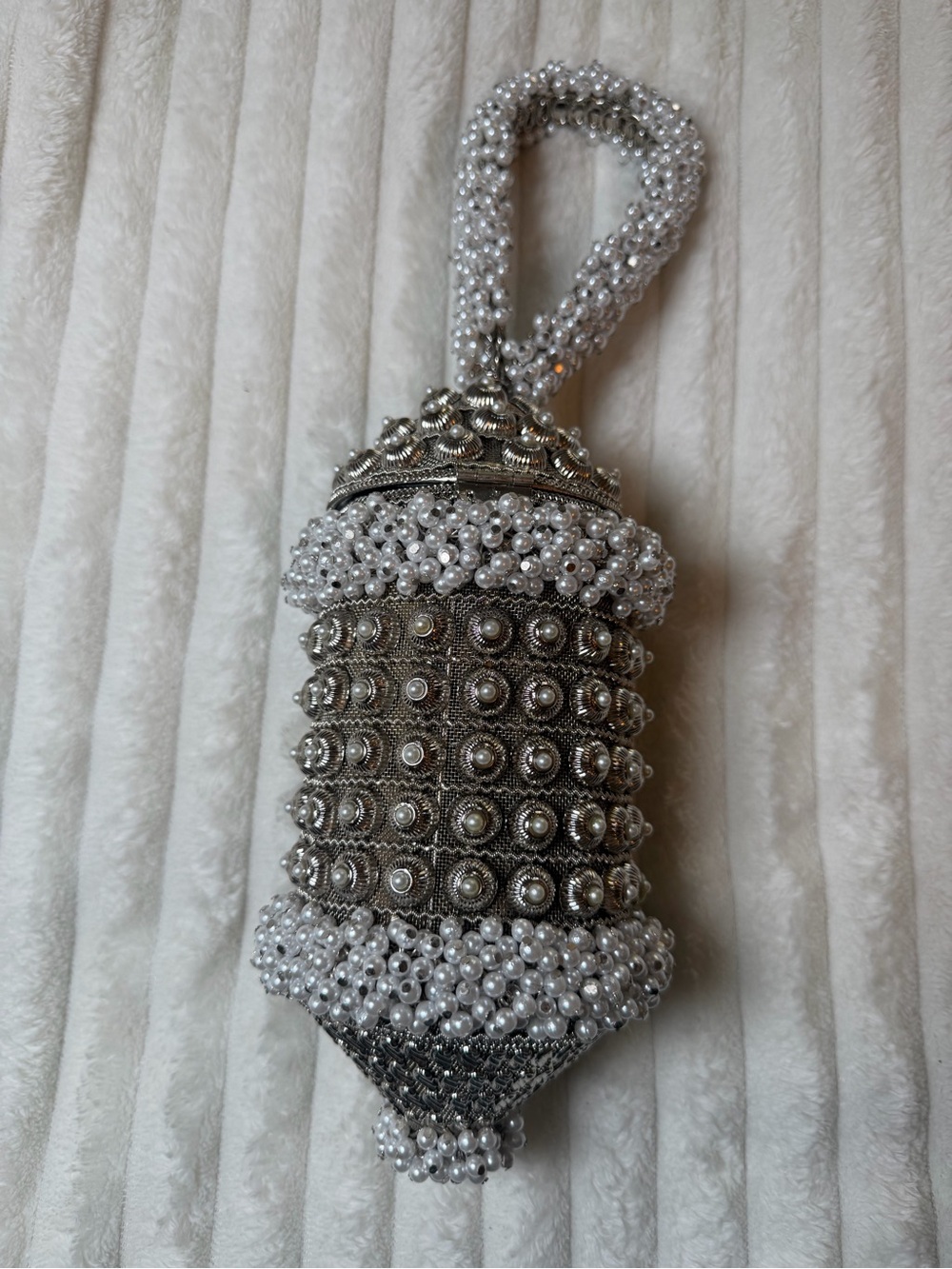 RAMLA Cocktail Pearl Handbag NWOT - Picture 2 of 14